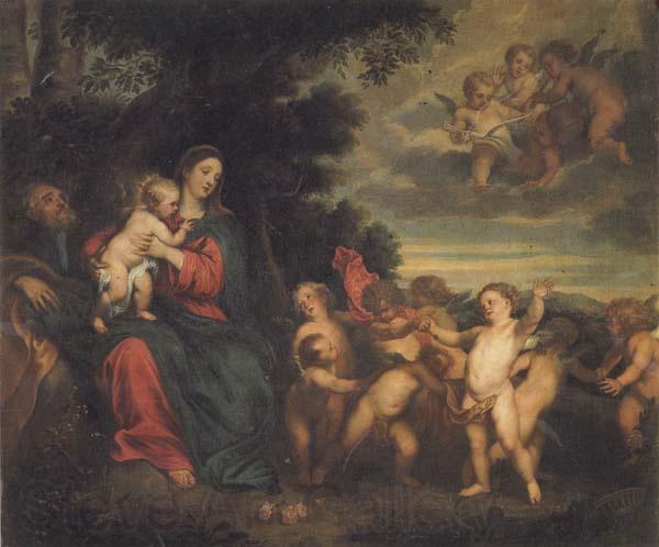 Anthony Van Dyck The Rest on the Flight into Egypt Germany oil painting art